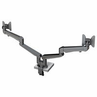 Elevate Dual Monitor Arm 52 - 3-8 kg, gasfjädrad, svart